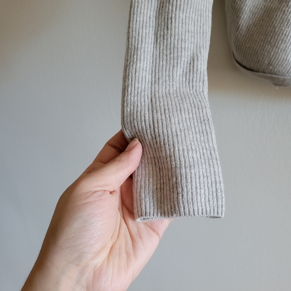 BABATON ARITZIA | Gray Long Sleeve Wool Top - Picture 5 of 8